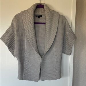 Express Design Studio Gray Women's Shawl Collar / Shrug Sweater